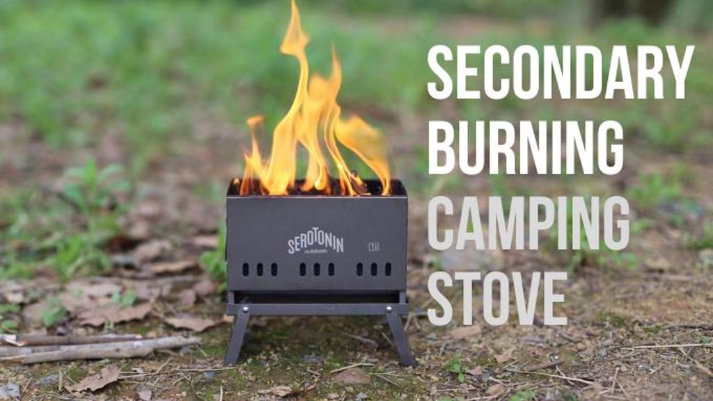 World's Smallest Detachable Secondary Burning Camping Stove