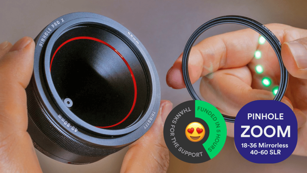 Pinhole Pro X 18-36mm – pinhole zoom lens for video & photo