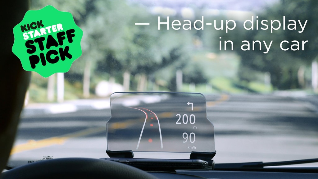 HUDWAY Glass: keeps your eyes on the road while driving