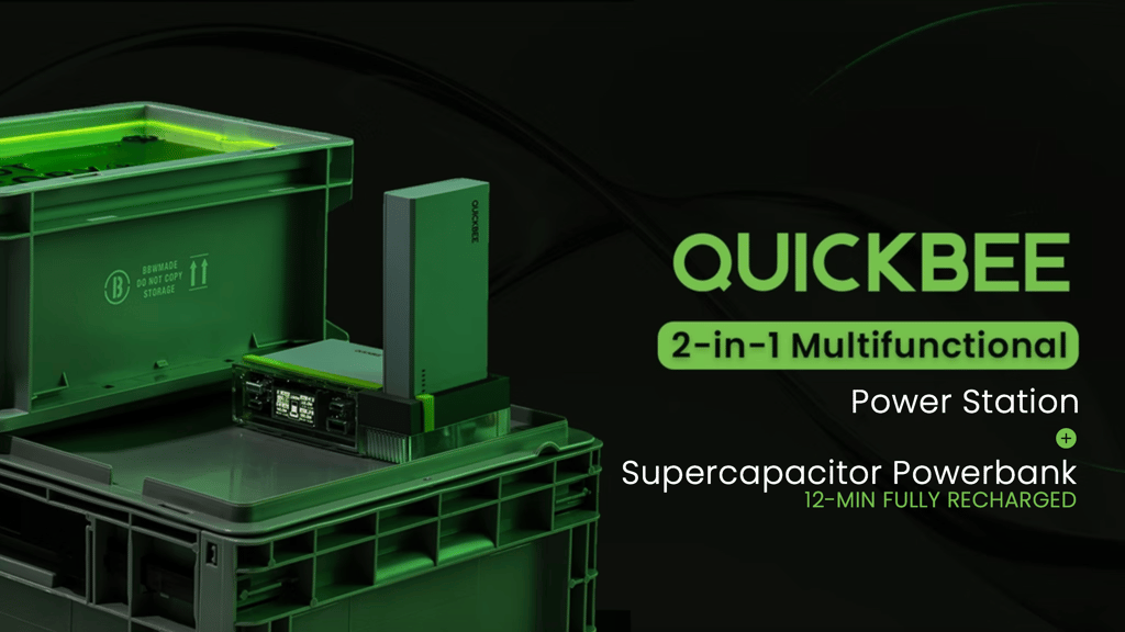 TEGIC Quickbee 2-in-1 Multifunctional Power Station