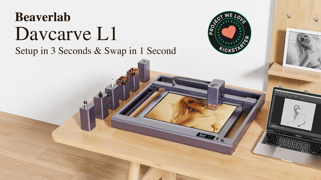 Davcarve L1|Multi-Module Laser Engraver&DIY Center