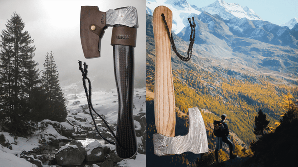 The Reaper | Viking Damascus Camping Axe