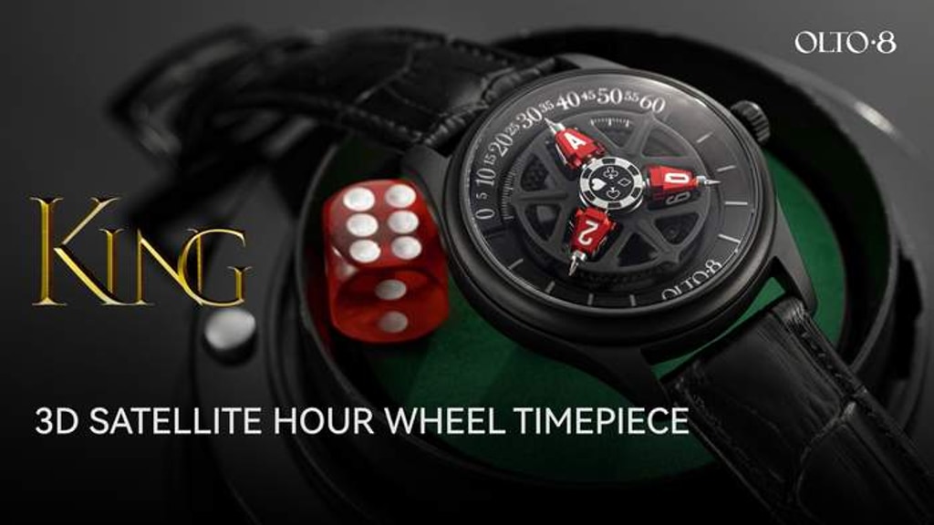 OLTO-8 KING: 3D Satellite Hour Wheel Automatic Timepiece