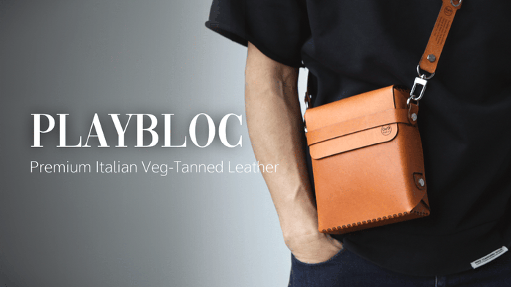 PlayBloc Leather Bag | Sustainable Fashion for Every Day