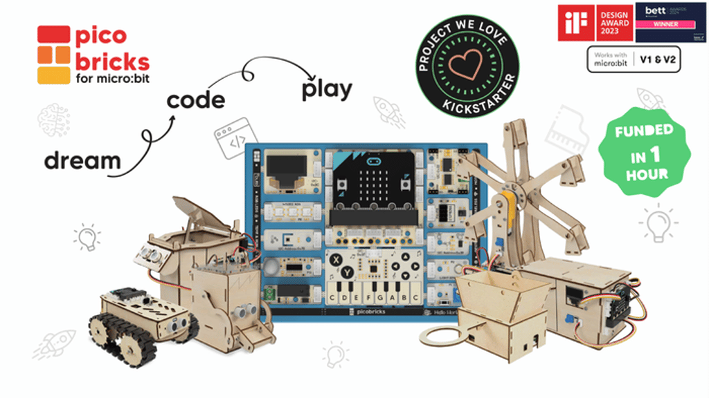 PicoBricks for Micro:Bit - Your Programmable STEM Playground