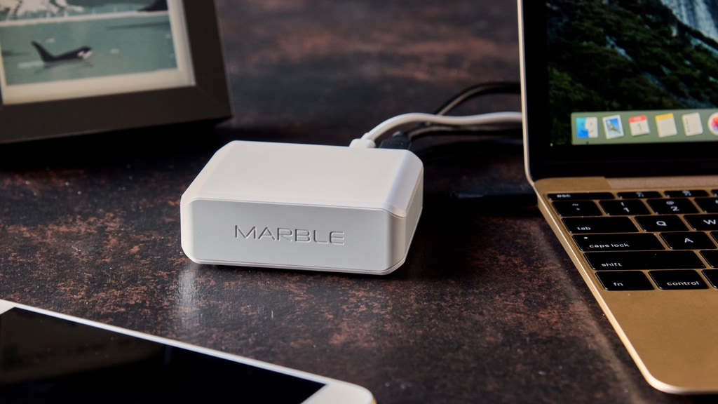 Marble: A Portable 2-in-1 USB-C Docking & Charging Station