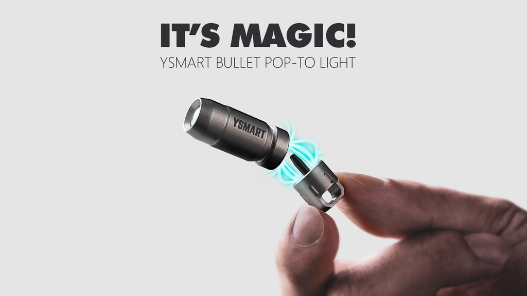 YSMART Bullet | Magnetic Quick Release Micro Flashlight