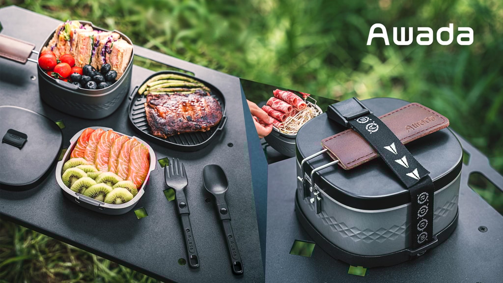 Awada Lunch Box ：Easily take your "kitchen" outdoors