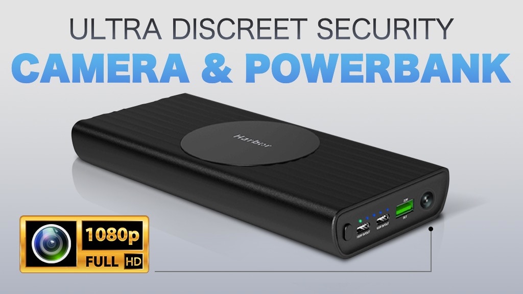 SuperCam: Discreet Security Camera & 197W Powerbank