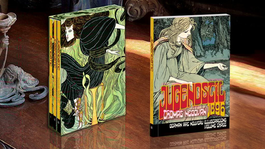 ART NOUVEAU IN GERMANY Jugendstil 1896 mystical book set