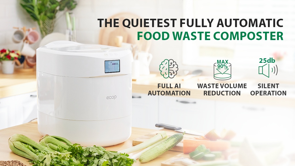 ecop: The Quietest Fully Automatic Food Waste Composter