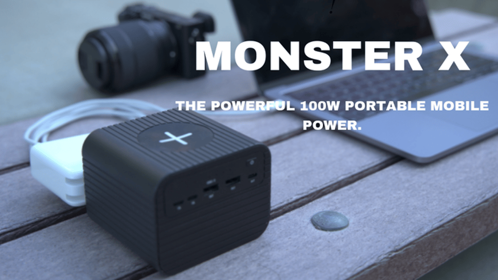 Monster X:The Powerful 100W Portable Mobile Power.