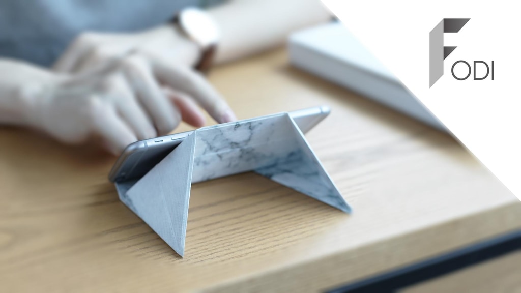 FODI - The flat multi-purpose origami stand