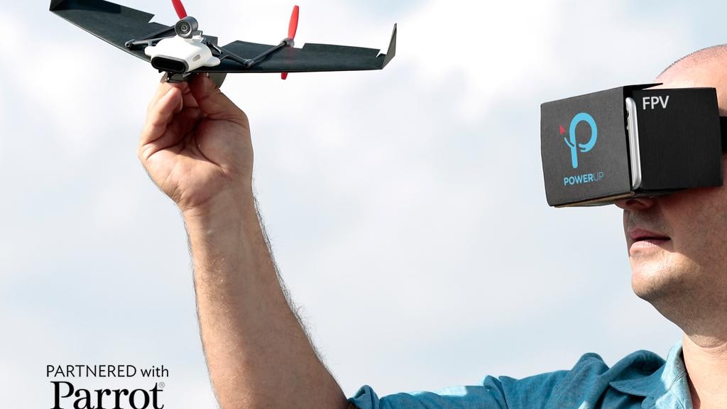 PowerUp FPV - Live Streaming Paper Airplane Drone