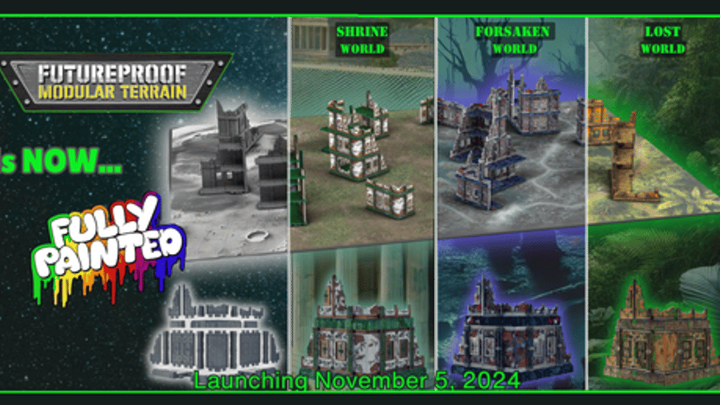FutureProof: Fully Painted Modular Wargaming Terrain