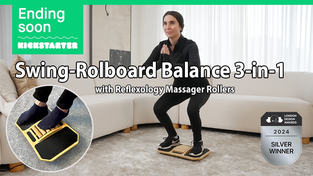 Productivity Meets Wellness: 3-in-1 Magic of Swing-Rolboard