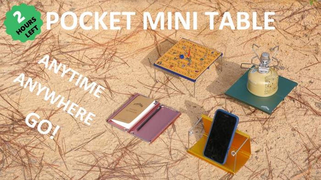 World's First Pocket Folding Table for Any Adventure