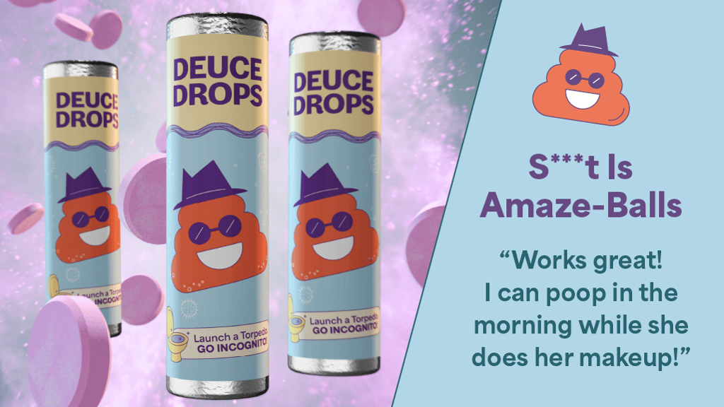 Deuce Drops: Toilet Tablets That Keep Your Secret