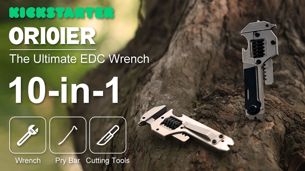 Orioners Z3:EDC 10-IN-1 Multi-Tool Pry Bar/Wrench/Cutting