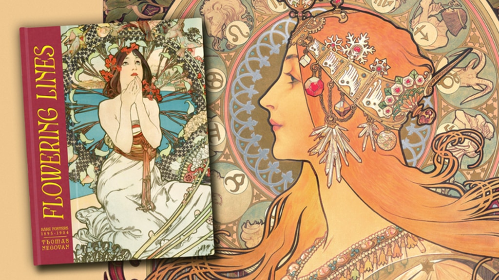 FLOWERING LINES Rare Art Nouveau Posters 1895-1904 art book