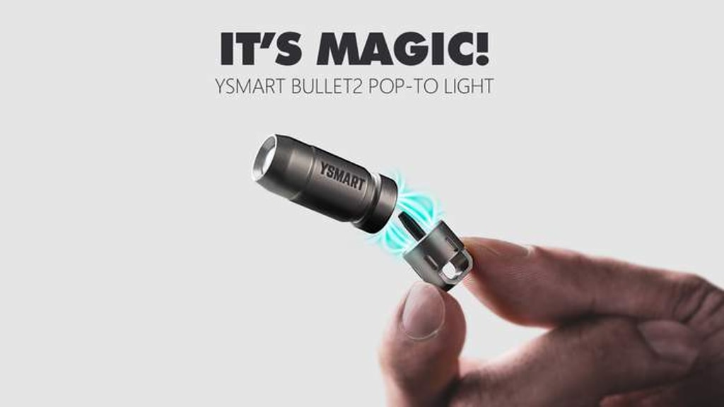 Ysmart Bullet2 | The Micro Quick-Release Keychain Flashlight