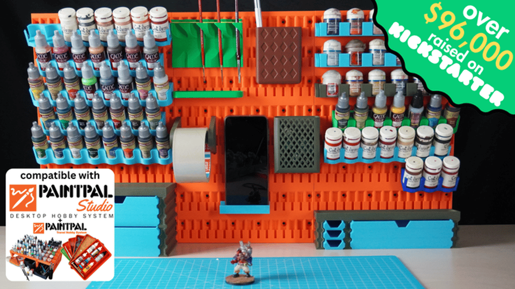 WallWorkshop - the low profile hobby painters' organiser