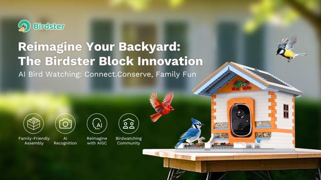 Reimagine your bird: Birdster’s Block Innovation-Bird Feeder