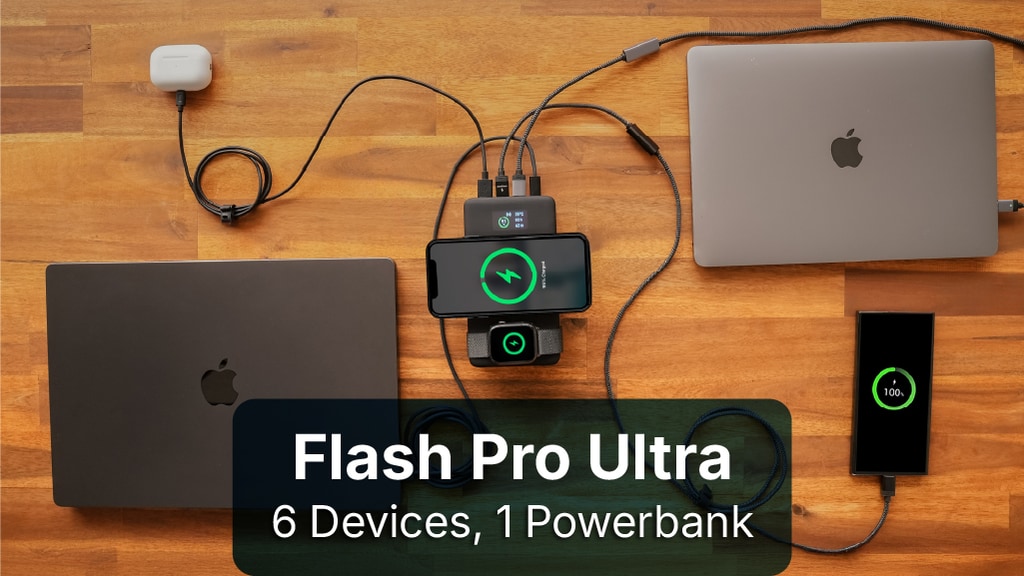 Flash Pro Ultra: World's 1st 275W Powerbank With OLED Screen