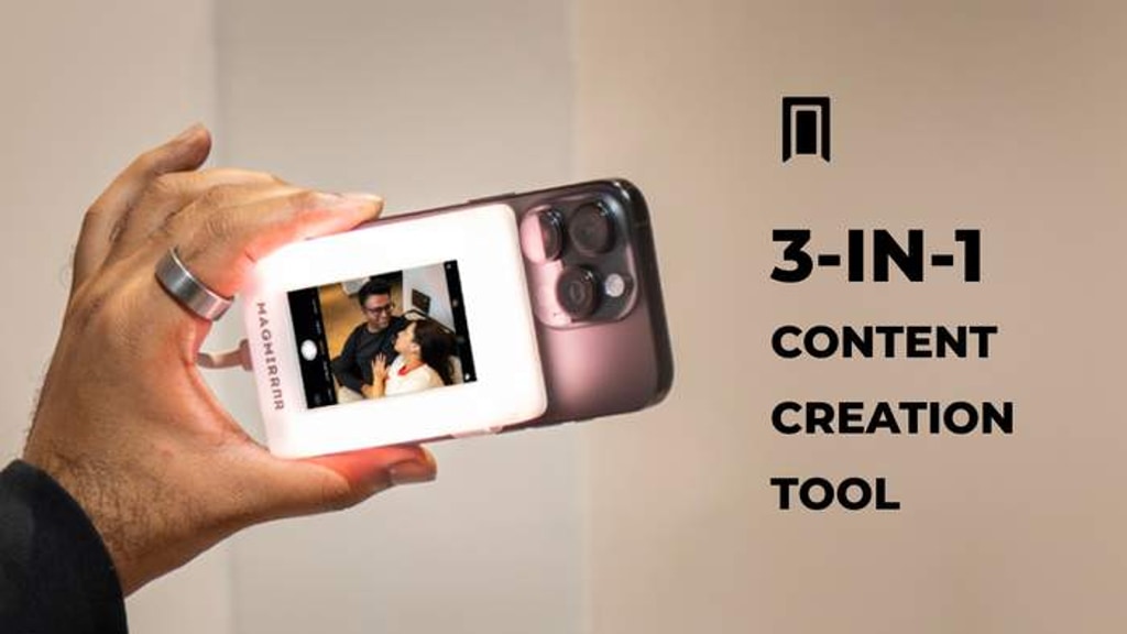 MagMirror - Transform your Smartphone into a Vlogging Studio