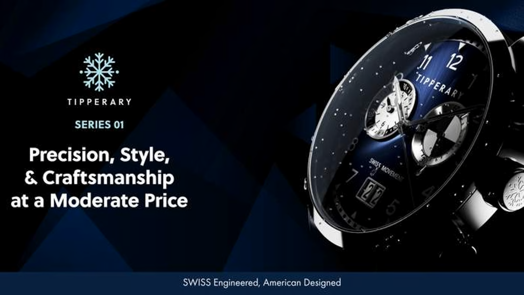 Tipperary Watches: Series 01 - Swiss Movement Timepieces