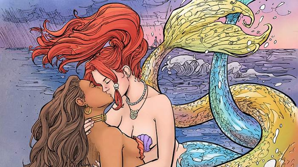 The Little Mermaid & The Pirate Queen #1 - Sapphic Adventure