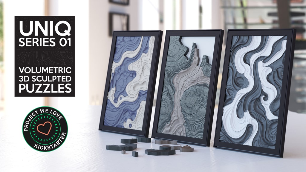 UNIQ: VOLUMETRIC 3D PUZZLES