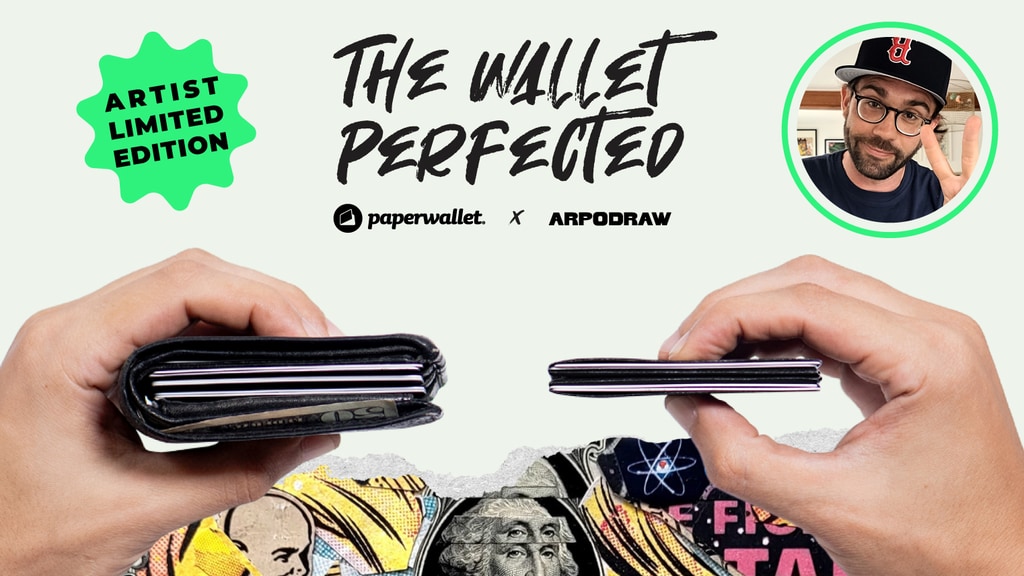 Pocketable Art - The Arpodraw Micro Wallet