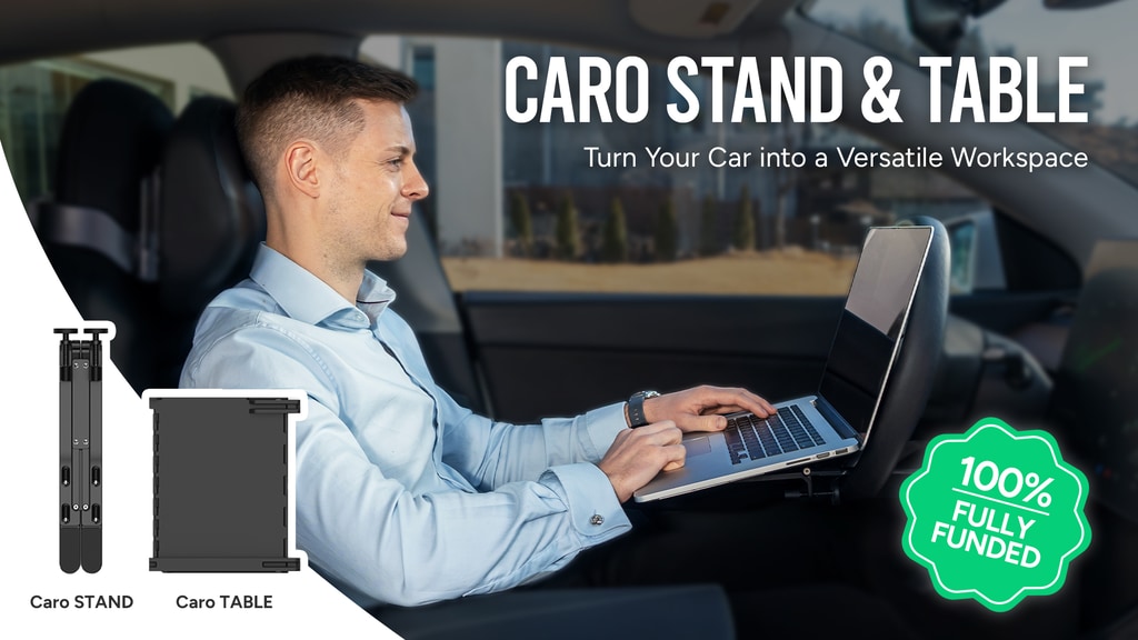 Caro STAND & TABLE: Work & Rest in Your Car