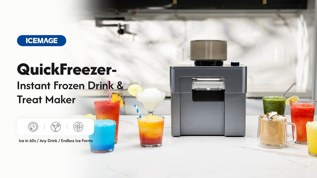 QuickFreezer - Instant Frozen Drink & Treat Maker