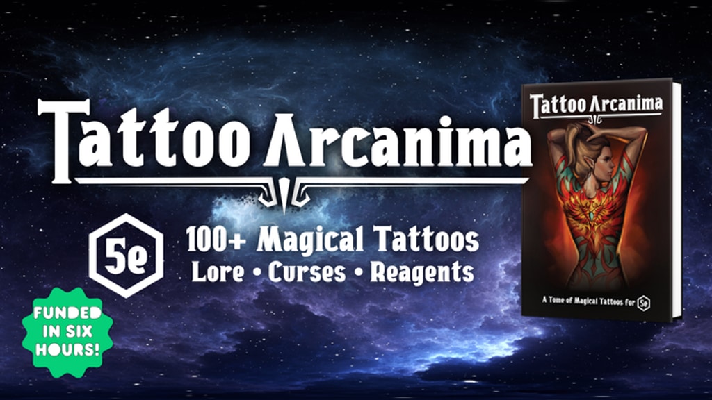 Tattoo Arcanima for 5e D&D