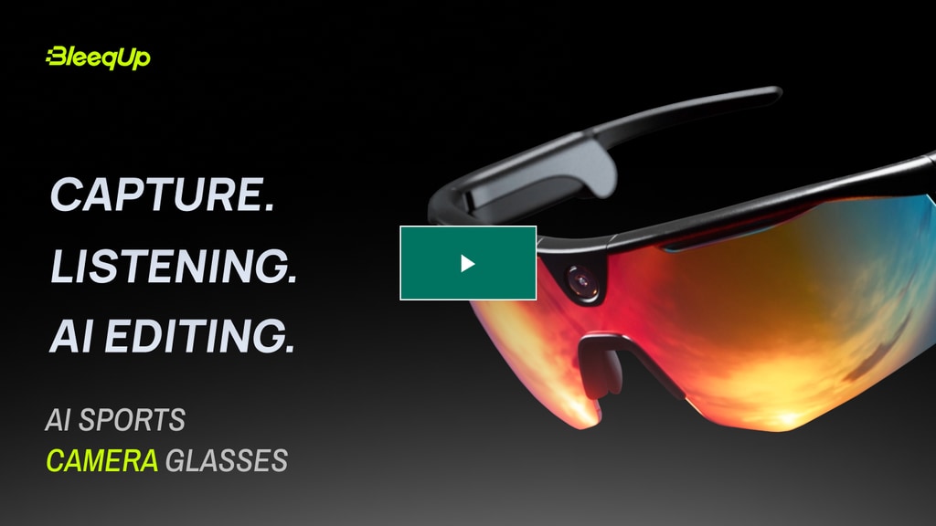 BleeqUp - AI Sports Camera Glasses