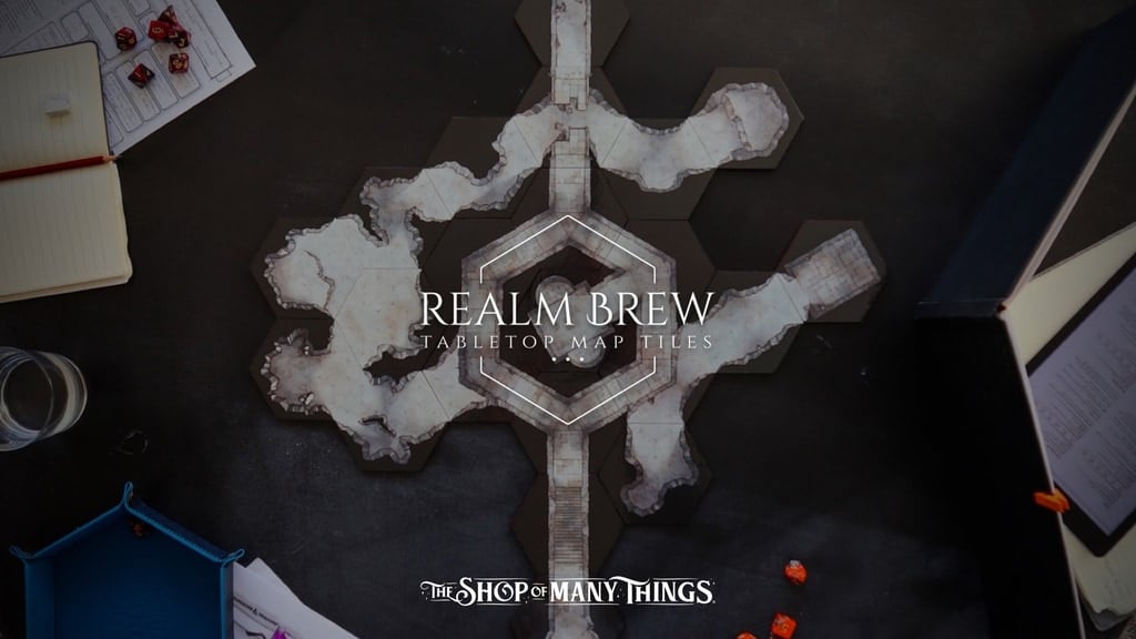 Realm Brew: Magnetic Map Tiles for D&D