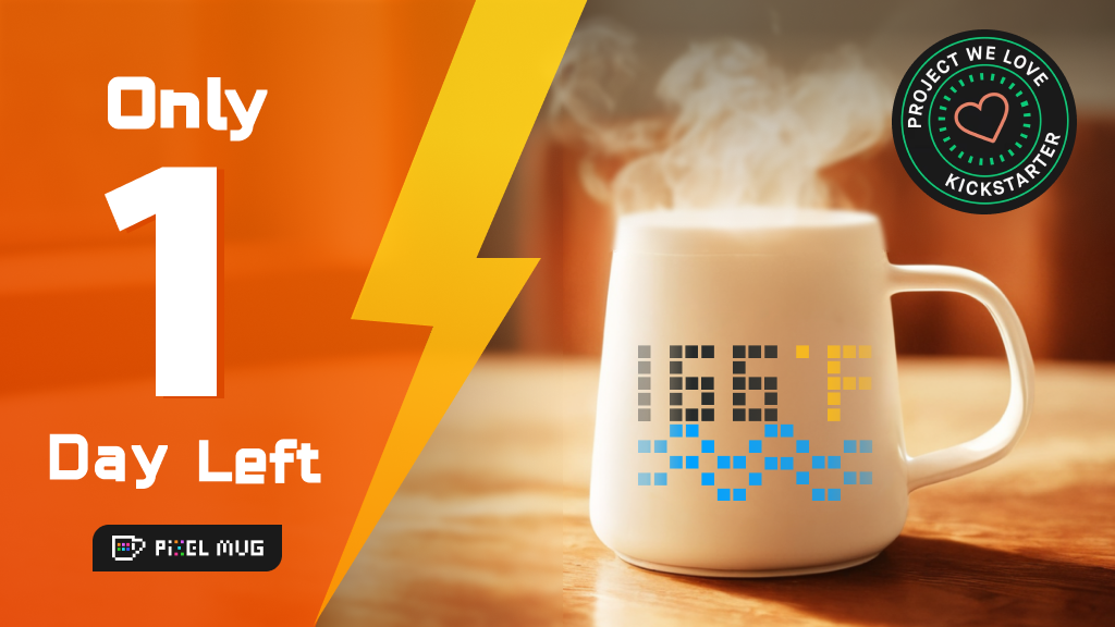 PixelMug P1: AI-Enhanced Mug with Pixel Display