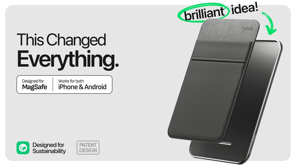 Hyodo MagBase™ — World’s 1st inter-swappable MagSafe Wallet.