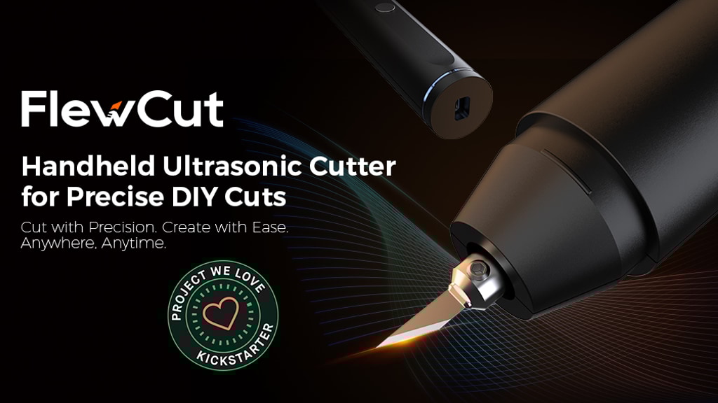 FlewCut - Handheld Ultrasonic Cutter for Precise DIY Cuts