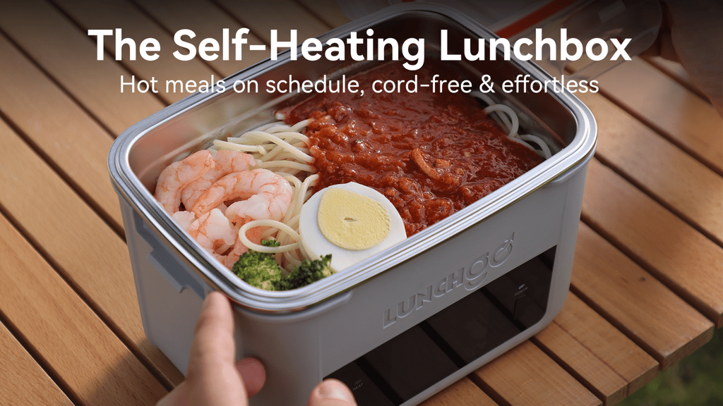 LunchGO: The World's First Smart Self-Heating Lunchbox