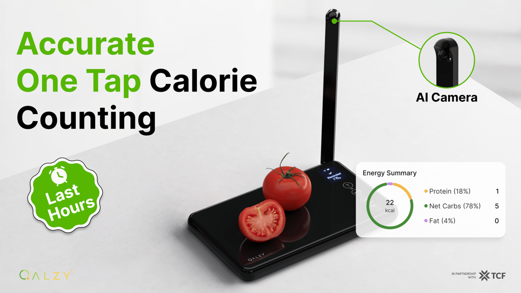 Qalzy: World’s First AI Scale to Auto-Count Calories