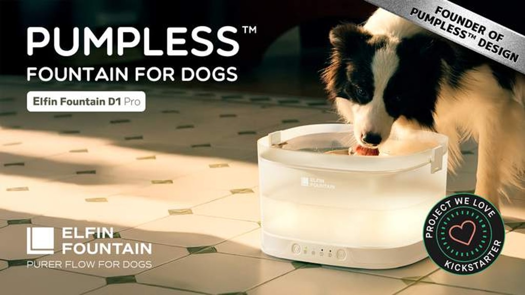 Elfin Fountain: The New Generation of Pumpless™ Dog Fountain