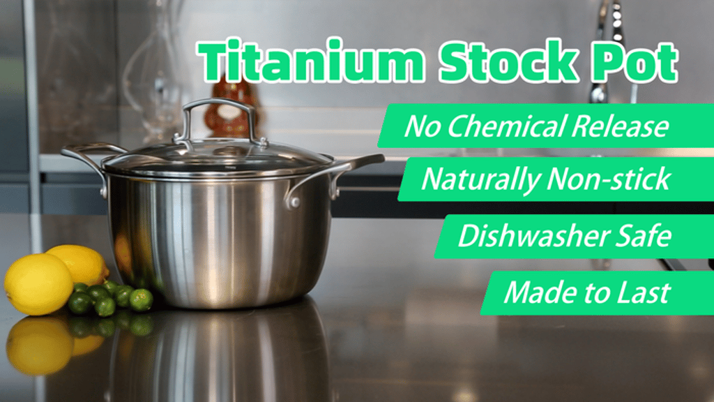 Titanium Stock Pot -Kitchen Health Guard