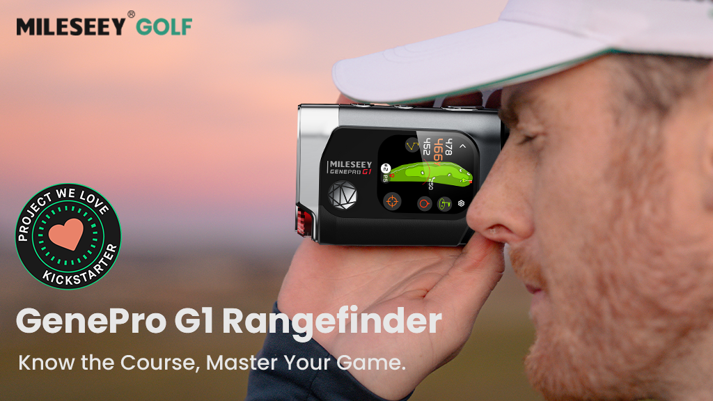 GenePro G1 Golf Rangefinder – Hybrid GPS /Laser Rangefinder