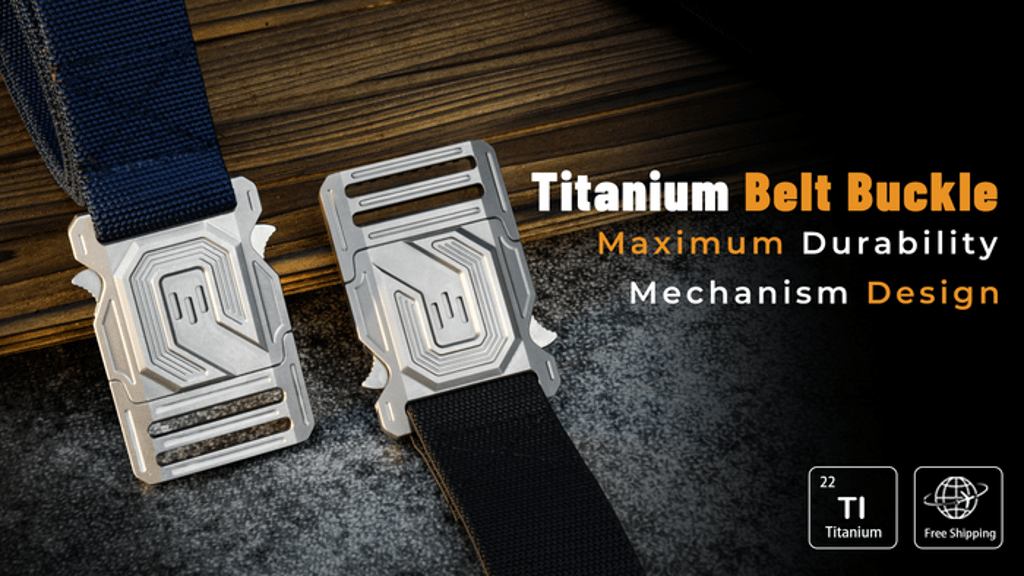 Titanium Belt Buckle: Redefining EDC Style and Lifestyle