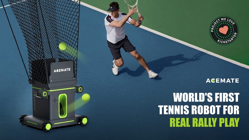 Acemate - World's First Tennis Robot for Real Rally Play