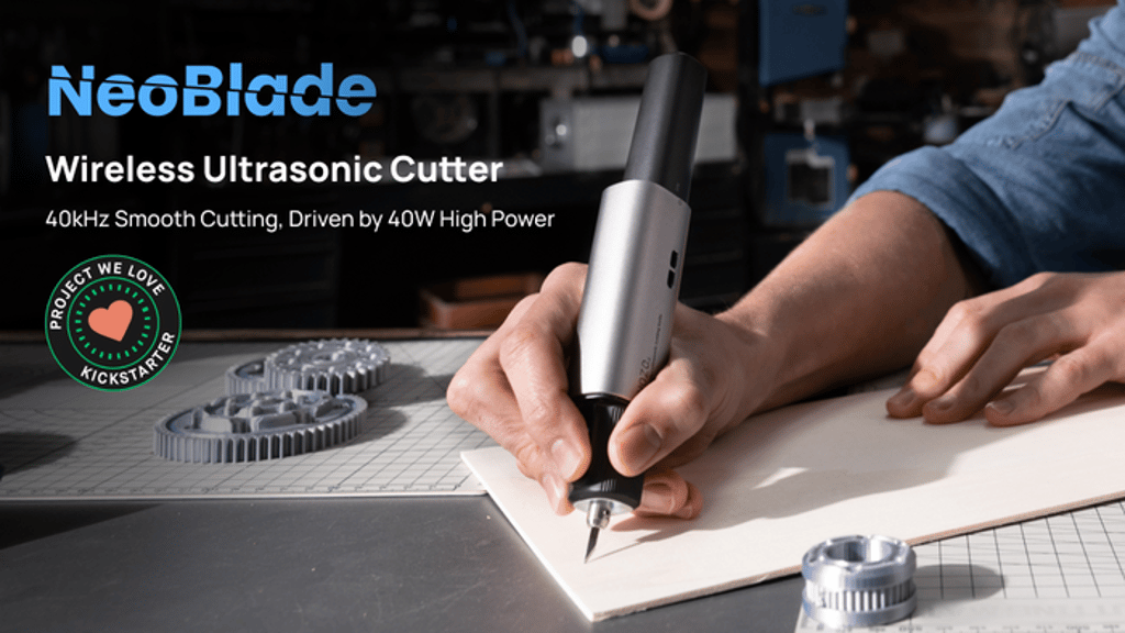 NeoBlade: Wireless Ultrasonic Cutter for Evolved Makers