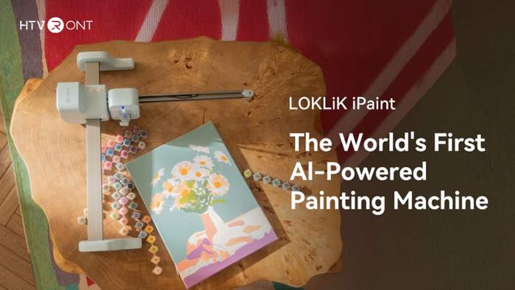 LOKLiK iPaint: The World's First AI-Powered Painting Machine